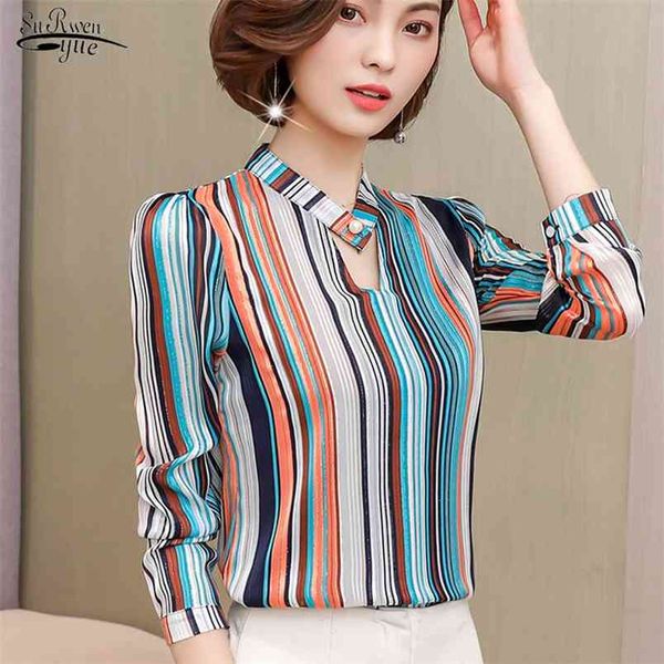 plus size womens and blouses print striped chiffon blouse fashion full women shirts office lady 0092 210421, White
plus size womens and blouses print striped chiffon blouse fashion full women shirts office lady 0092 210421, White