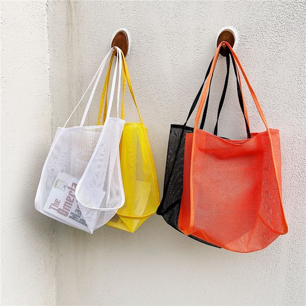 dhl50pcs shopping bags women casual nylon mesh large capacity protable open shoulder bag mix color
dhl50pcs shopping bags women casual nylon mesh large capacity protable open shoulder bag mix color