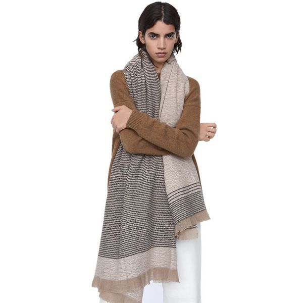 2021 single z family dotted line stripe autumn and winter new imitation cashmere warm scarf shawl, Blue;gray
2021 single z family dotted line stripe autumn and winter new imitation cashmere warm scarf shawl, Blue;gray