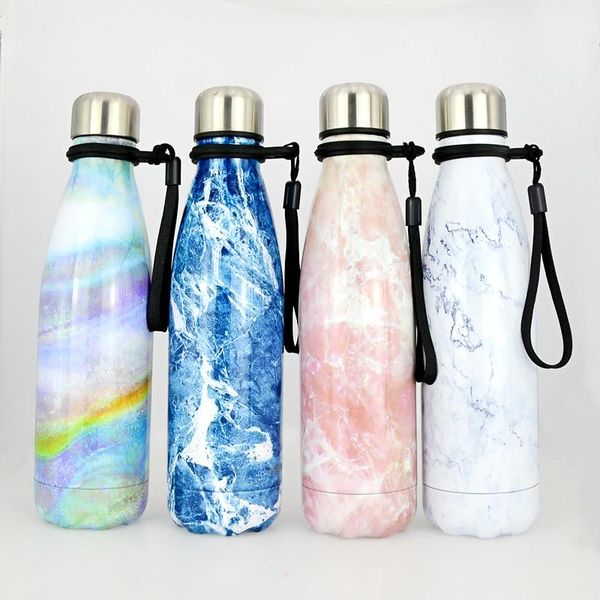 water bottles 500ml fashion marble pattern portable double wall stianless steel outdoor sports bottle cola insualtion
water bottles 500ml fashion marble pattern portable double wall stianless steel outdoor sports bottle cola insualtion