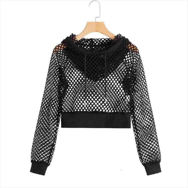 fashion mesh net black crop sweatshirt long sleeve women hoodies hooded streetwear harajuku hoodie clubwear party pullover
fashion mesh net black crop sweatshirt long sleeve women hoodies hooded streetwear harajuku hoodie clubwear party pullover