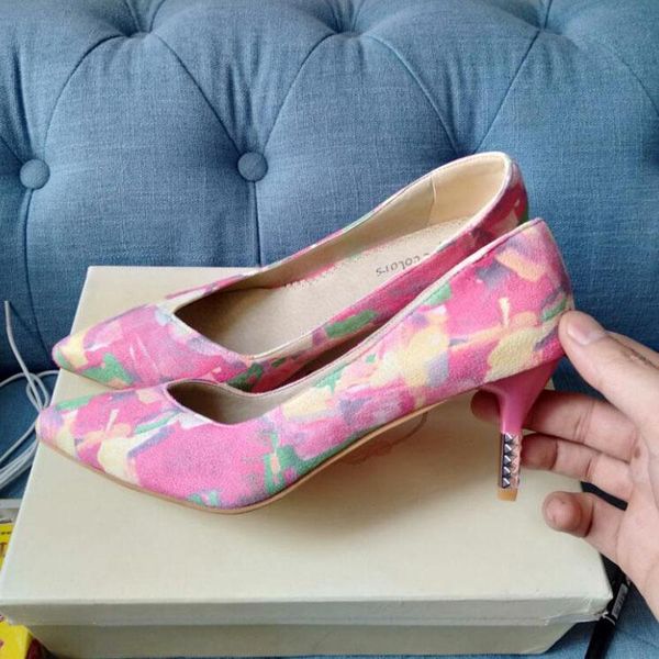 dress shoes brand 12cm high heels woman pointed toes velvet pink big size 42 43, Black
dress shoes brand 12cm high heels woman pointed toes velvet pink big size 42 43, Black