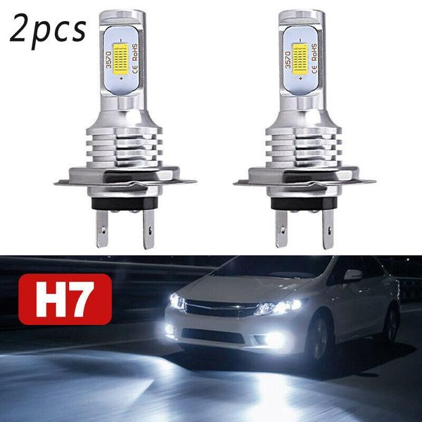 car headlights set led super bright waterproof white 6000k dustproof parts