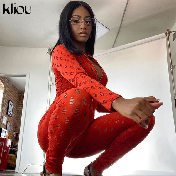 2011kliou hollow out jumpsuits women 2021 turtleneck net plaid hole skinny elastic club streetwear solid rompers female outfits, Black;white
2011kliou hollow out jumpsuits women 2021 turtleneck net plaid hole skinny elastic club streetwear solid rompers female outfits, Black;white