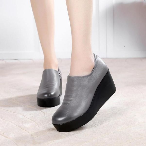 zapatos piel autntica para mujer, calzado de tacn alto, con plataforma, clsico, color negro y gris, Black
zapatos piel autntica para mujer, calzado de tacn alto, con plataforma, clsico, color negro y gris, Black