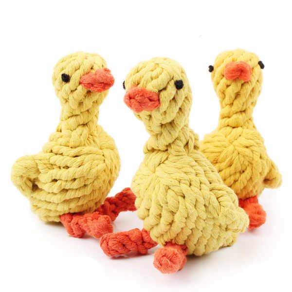 pet dog toy duck puppy hand woven cotton rope play clean teeth dog knot cartoon duck toy for dogs
pet dog toy duck puppy hand woven cotton rope play clean teeth dog knot cartoon duck toy for dogs