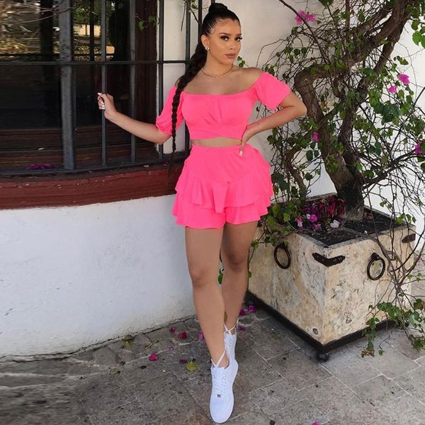 women's tracksuits sweet girl sporty two piece club outfits slash neck off shoulder crop ruffles skirt short for women clothing matchin, Gray
women's tracksuits sweet girl sporty two piece club outfits slash neck off shoulder crop ruffles skirt short for women clothing matchin, Gray