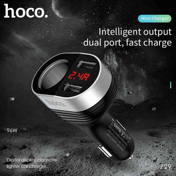 hoco dual usb for mobile tablet 3.1a fast charging - 1 cigarette lighter car phone charger adapter
hoco dual usb for mobile tablet 3.1a fast charging - 1 cigarette lighter car phone charger adapter