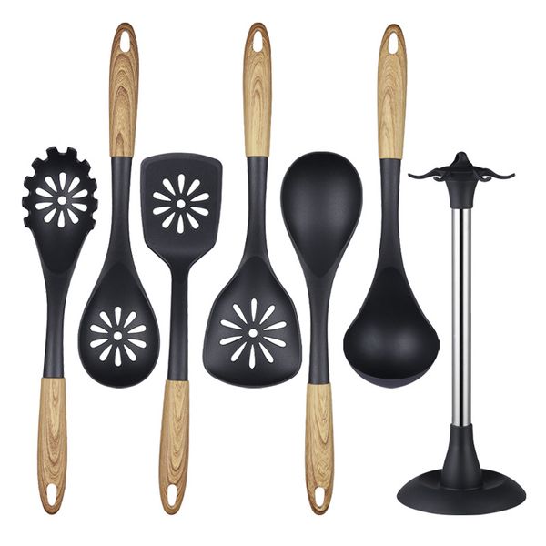 kitchenware 6 piece set cooking utensils spoon drop shovel wood grain handle kitchen tool cook spoons spatula
kitchenware 6 piece set cooking utensils spoon drop shovel wood grain handle kitchen tool cook spoons spatula