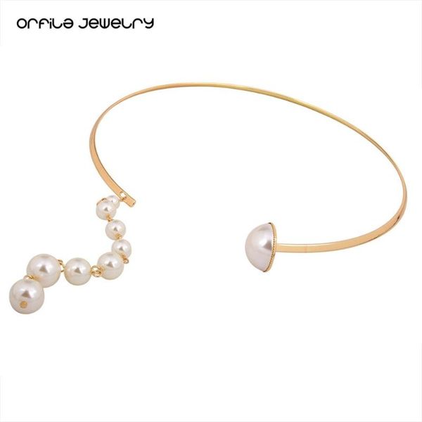 chokers orfila fashion collar necklaces for women chocker pearl statement necklace neclace jewelry clothes ornament, Golden;silver
chokers orfila fashion collar necklaces for women chocker pearl statement necklace neclace jewelry clothes ornament, Golden;silver