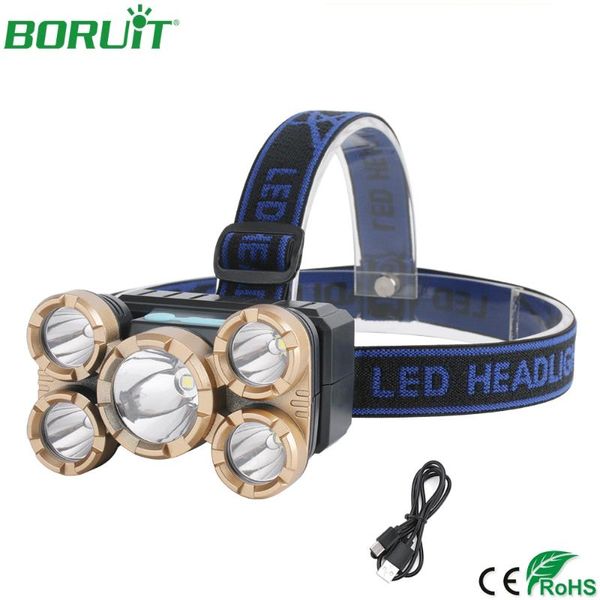 headlamps boruit mini 5 led headlamp usb rechargeable built-in 18650 battery head for camping outdoor lighting
headlamps boruit mini 5 led headlamp usb rechargeable built-in 18650 battery head for camping outdoor lighting