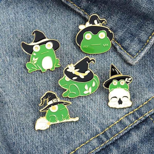 pins, brooches cute wizard hat skull frog brooch clothes portfolio lapel enamel pin badges cartoon jewelry accessories gifts for friends wom, Gray
pins, brooches cute wizard hat skull frog brooch clothes portfolio lapel enamel pin badges cartoon jewelry accessories gifts for friends wom, Gray