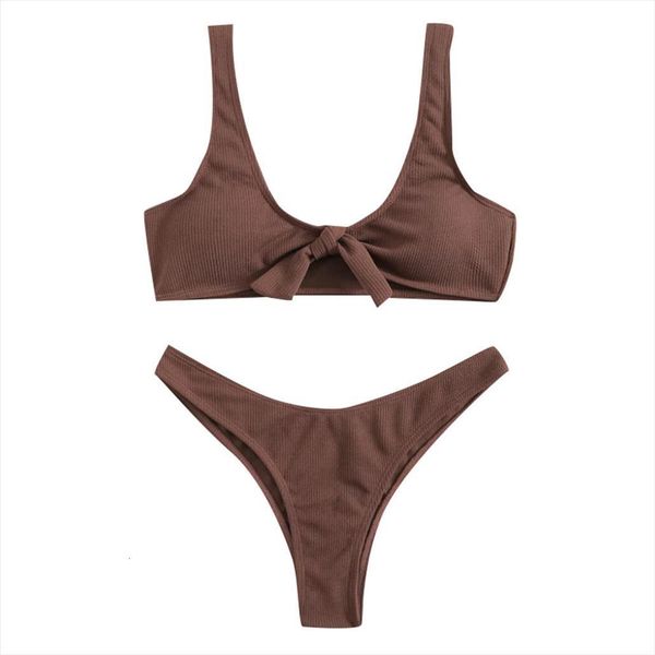 summer ladies solid color womens swimsuit bikini female split brown vest conservative low waist z1227, White;black
summer ladies solid color womens swimsuit bikini female split brown vest conservative low waist z1227, White;black
