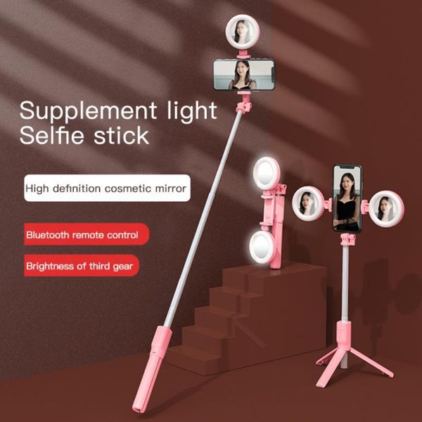 in 1 bluetooth selfie stick double ring light handheld extendable tripod for android universal smartphone monopods
in 1 bluetooth selfie stick double ring light handheld extendable tripod for android universal smartphone monopods