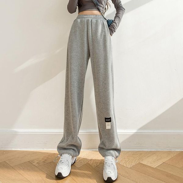 women's pants & capris loose straight sports casual 2021 autumn design grey drawstring leggings high waist guard, Black;white
women's pants & capris loose straight sports casual 2021 autumn design grey drawstring leggings high waist guard, Black;white