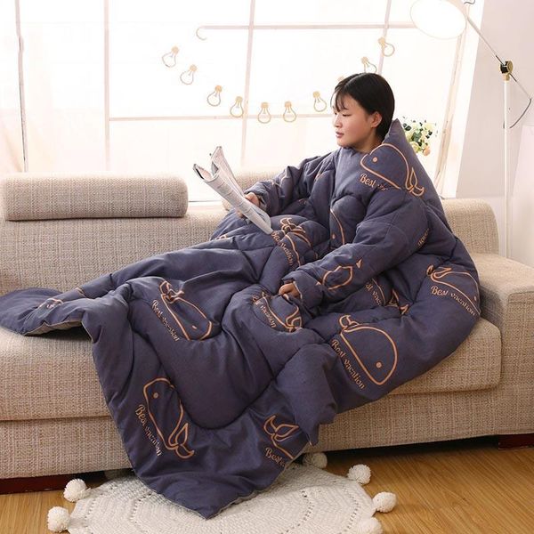 comforters & sets lazy quilt with sleeves warm blanket multifunction soft comfy for home winter nap dec889
comforters & sets lazy quilt with sleeves warm blanket multifunction soft comfy for home winter nap dec889