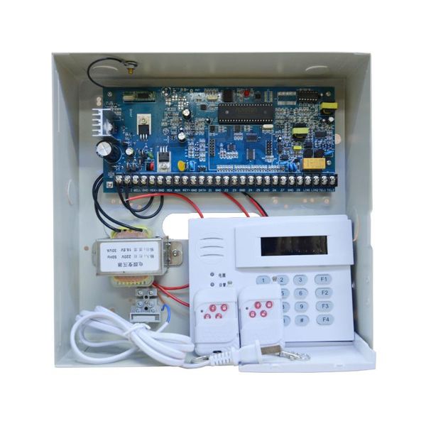 alarm systems industrial security home system pstn calling 8/16 wire and 16 wireless zones pir sensor smoke detector door open
alarm systems industrial security home system pstn calling 8/16 wire and 16 wireless zones pir sensor smoke detector door open