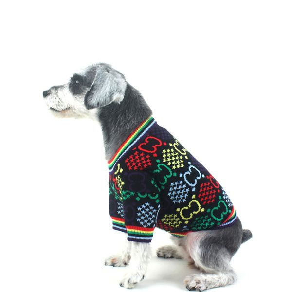 luxury pet dog sweater rainbow colorful letter printed coats autumn winter warm outerwears bulldog teddy corgi
luxury pet dog sweater rainbow colorful letter printed coats autumn winter warm outerwears bulldog teddy corgi