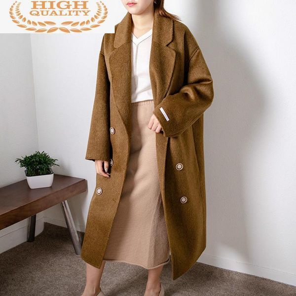women wool coat clothes 2021 korean warm autumn winter jacket vintage woolen overcoat manteau femme 9453 yy2077 women's & blends, Black
women wool coat clothes 2021 korean warm autumn winter jacket vintage woolen overcoat manteau femme 9453 yy2077 women's & blends, Black