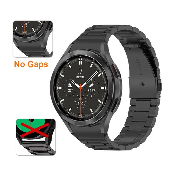 watch bands no gaps stainless steel band for samsung galaxy 4 classic 46mm 42mm/watch4 44mm 40mm wrist strap curved end metal bracelet, Black;brown
watch bands no gaps stainless steel band for samsung galaxy 4 classic 46mm 42mm/watch4 44mm 40mm wrist strap curved end metal bracelet, Black;brown