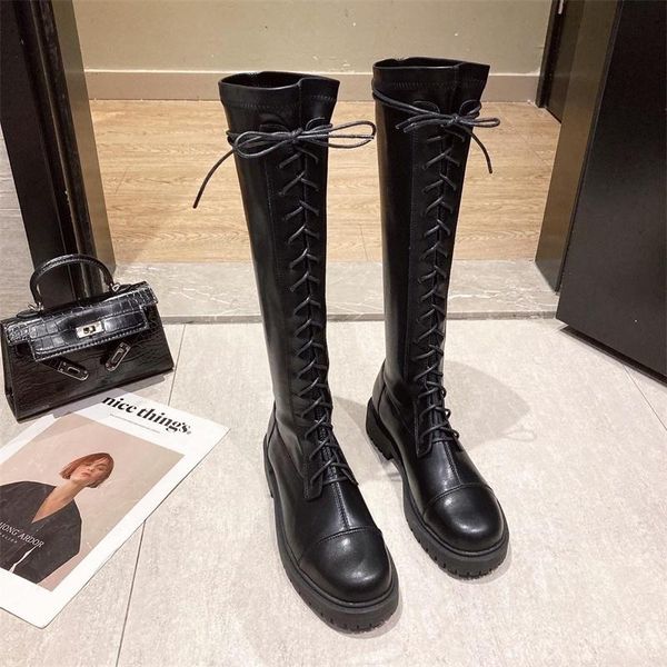 boots products in autumn and winter show thin package leg high tube female black round head artificial pu net red knight
boots products in autumn and winter show thin package leg high tube female black round head artificial pu net red knight