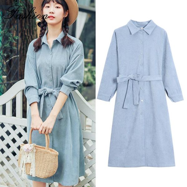casual dresses 2021 autumn women dress turn-down collar buttons korean long sleeve elegant vintage sundress fashion beach, Black;gray
casual dresses 2021 autumn women dress turn-down collar buttons korean long sleeve elegant vintage sundress fashion beach, Black;gray