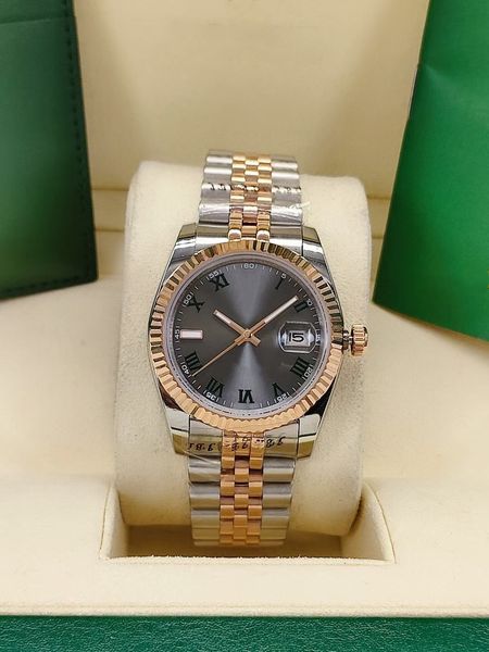 new arrivals mens automatic mechanical watches full stainless steel strap women watch 36mm 41mm datejust couple lovers men wristwatch lady m, Slivery;brown
new arrivals mens automatic mechanical watches full stainless steel strap women watch 36mm 41mm datejust couple lovers men wristwatch lady m, Slivery;brown