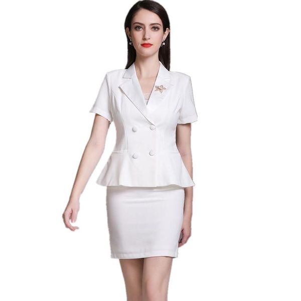 women's suits & blazers fmasuth summer 3 pieces formal suit with a skirt+short sleeve ruffle waist white jacket +white camis office uni, White;black
women's suits & blazers fmasuth summer 3 pieces formal suit with a skirt+short sleeve ruffle waist white jacket +white camis office uni, White;black