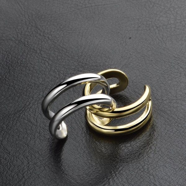 cluster rings 925 sterling silver two lines personality opening ring women man wedding engagement party fashion charm jewelry ydhr241, Golden;silver
cluster rings 925 sterling silver two lines personality opening ring women man wedding engagement party fashion charm jewelry ydhr241, Golden;silver