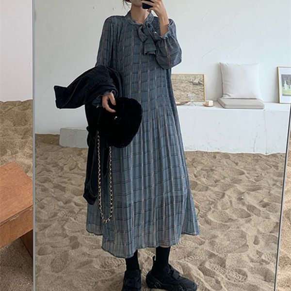 dresses vintage floral elegant maxi women long sleeve bow collar female chiffon es plus size vestidos 15 colors, Black;gray
dresses vintage floral elegant maxi women long sleeve bow collar female chiffon es plus size vestidos 15 colors, Black;gray