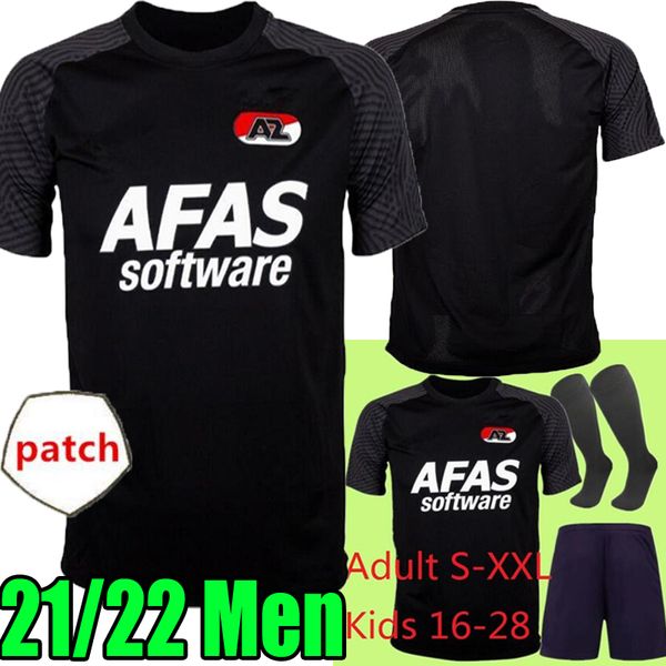 21 22 alkmaar soccer jersey 2021 2022 karlsson stengs koopmeiners boadu gudmundsson clasie sugawara men kids set football shirts uniforms, Black;yellow
21 22 alkmaar soccer jersey 2021 2022 karlsson stengs koopmeiners boadu gudmundsson clasie sugawara men kids set football shirts uniforms, Black;yellow