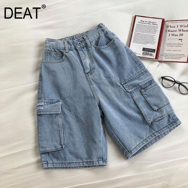 women's jeans deat 2021 spring summer fashion casual loose button pocket semi elastic waist wide leg pants denim sj242, Blue
women's jeans deat 2021 spring summer fashion casual loose button pocket semi elastic waist wide leg pants denim sj242, Blue