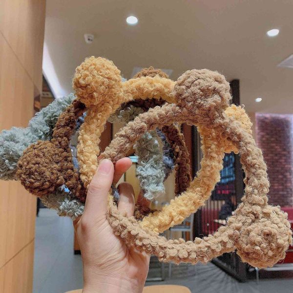 autumn and winter new plush bear ear band cute lamb ball pin simple candy color hair cave girl, White;golden
autumn and winter new plush bear ear band cute lamb ball pin simple candy color hair cave girl, White;golden