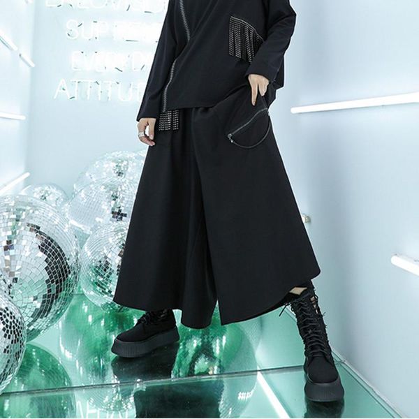 women's pants & capris johnature 2021 causal loose wide leg women spring elastic waist tassel fashion high ankle-length, Black;white
women's pants & capris johnature 2021 causal loose wide leg women spring elastic waist tassel fashion high ankle-length, Black;white
