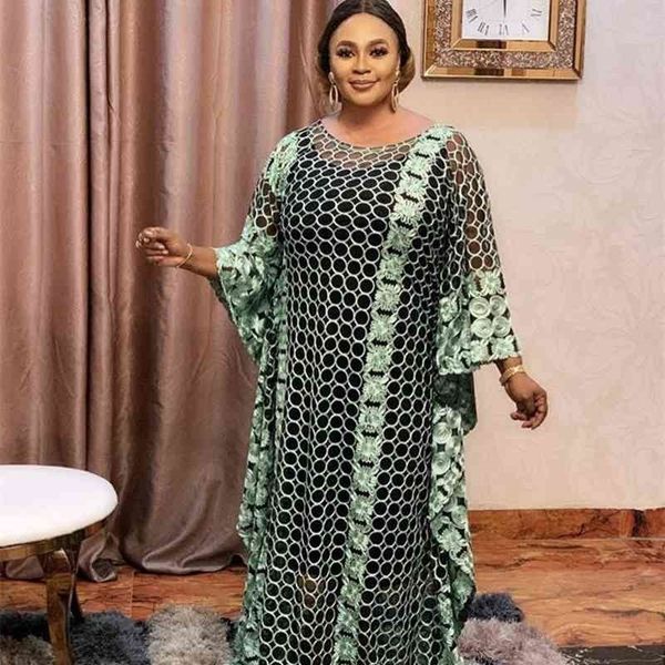 new style classic design african women's dance nigeria dashiki gauze net cloth lace loose long dress + inside 2 piece size 210408, Red
new style classic design african women's dance nigeria dashiki gauze net cloth lace loose long dress + inside 2 piece size 210408, Red