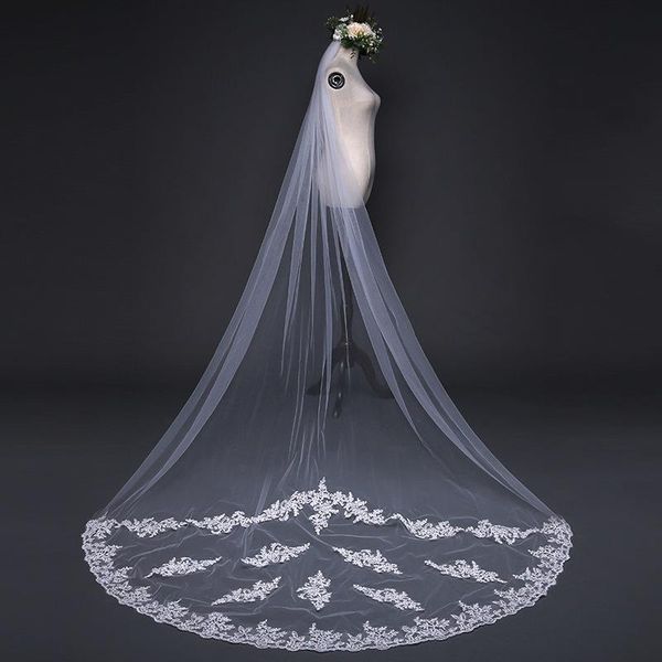 bridal veils white sequin lace tulle wedding veil 3 m long for church chapel cathedral, Black
bridal veils white sequin lace tulle wedding veil 3 m long for church chapel cathedral, Black