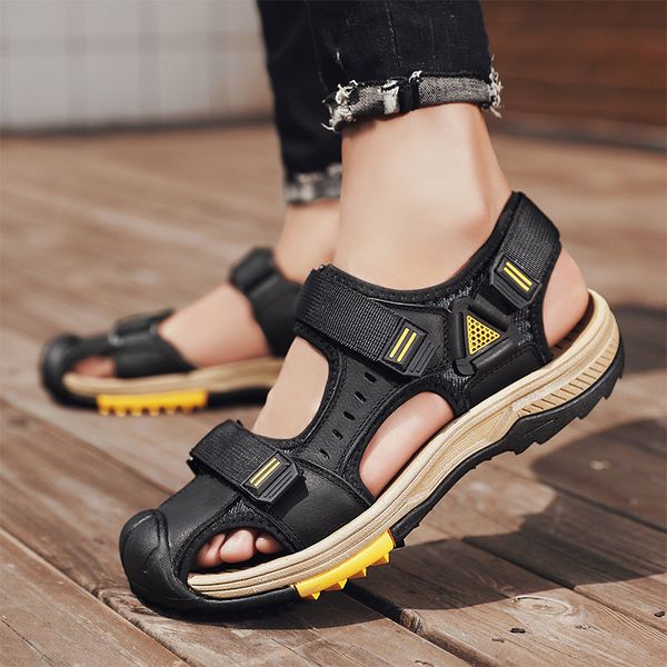 464748 size cross-border large size sandals 2021 summer outdoor mountaineering casual shoes mens new trendy pump beach shoes mens 8256, Black
464748 size cross-border large size sandals 2021 summer outdoor mountaineering casual shoes mens new trendy pump beach shoes mens 8256, Black