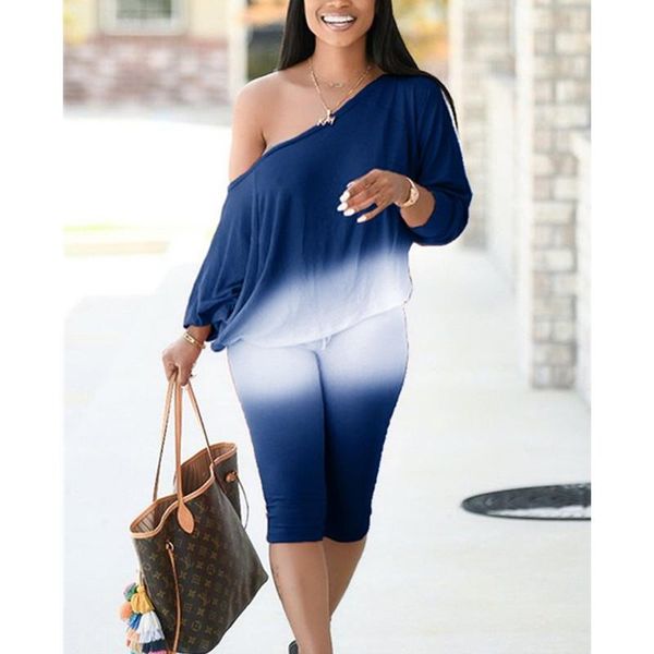 women's tracksuits summer products womens printed diagonal shoulder pants two-piece women casual loose gradient pullover tshirts and sh, Gray
women's tracksuits summer products womens printed diagonal shoulder pants two-piece women casual loose gradient pullover tshirts and sh, Gray