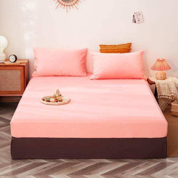 sheets & sets bonenjoy 1 pc crystal velvet bed cover with elastic queen king size bedclothes pink solid color plain dyed double fitted sheet
sheets & sets bonenjoy 1 pc crystal velvet bed cover with elastic queen king size bedclothes pink solid color plain dyed double fitted sheet