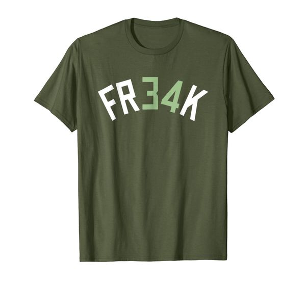 greek freak basketball t-shirt, White;black 
greek freak basketball t-shirt, White;black