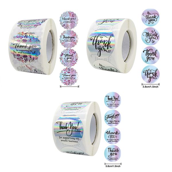 1.5 inch thank you sticker colorful rainbow bright laser sticker envelope gift seal label 3.8cm/1.5in 1221221
1.5 inch thank you sticker colorful rainbow bright laser sticker envelope gift seal label 3.8cm/1.5in 1221221