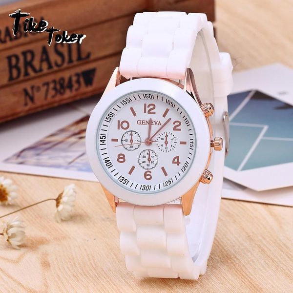 wristwatches tike toker,doreen box silicone quartz wrist watches three eye ring multicolor dial plate battery included women's men watc, Slivery;brown
wristwatches tike toker,doreen box silicone quartz wrist watches three eye ring multicolor dial plate battery included women's men watc, Slivery;brown