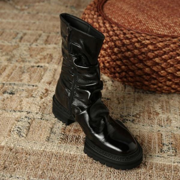 size 33-40 women half short boots real leather flat heel winter shoes women fashion casual boots daily women footwear, Black
size 33-40 women half short boots real leather flat heel winter shoes women fashion casual boots daily women footwear, Black