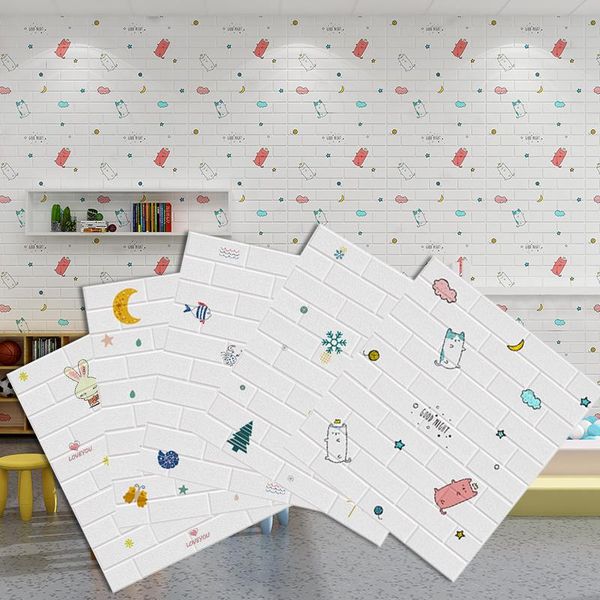 wallpapers self-adhesive 3d wall sticker for bedroom, children's room, diy anti-collision foam brick pattern decorative
wallpapers self-adhesive 3d wall sticker for bedroom, children's room, diy anti-collision foam brick pattern decorative