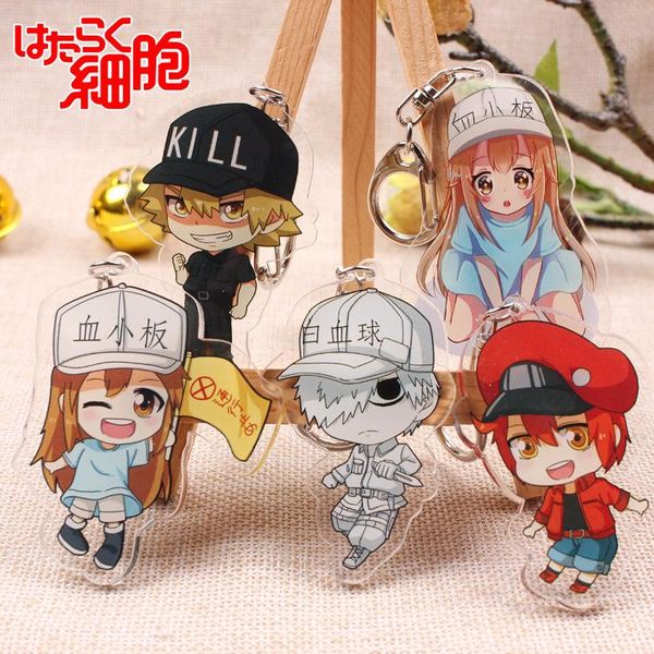 keychains cute cells at work anime action key chain acrylic figure keyring collection model toy keychain keyholder xmas gift, Silver
keychains cute cells at work anime action key chain acrylic figure keyring collection model toy keychain keyholder xmas gift, Silver