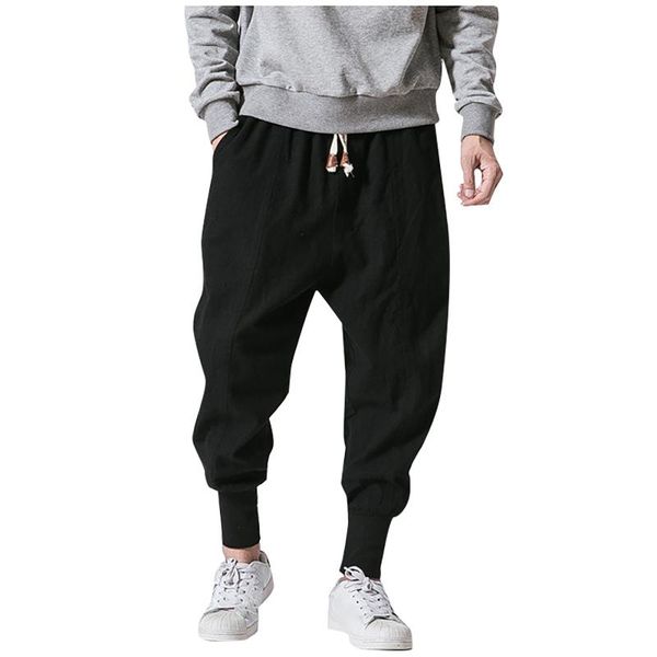 men's pants 2021 men cotton-linen casual solid elastic waist joggers drop-crotch trousers fitness straight, Black
men's pants 2021 men cotton-linen casual solid elastic waist joggers drop-crotch trousers fitness straight, Black