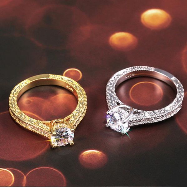 wedding rings huitan two different metal color available classic solitaire cubic zircon stone wholesale lots&bulk trendy ring, Slivery;golden
wedding rings huitan two different metal color available classic solitaire cubic zircon stone wholesale lots&bulk trendy ring, Slivery;golden