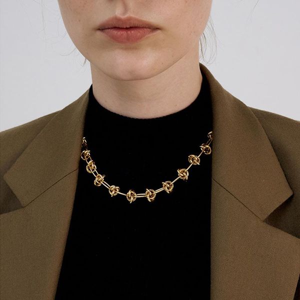 chains punki ins cold wind personality knotted thorn chain metal simple hip-hop clavicle necklace men and women fashion jewelry, Silver
chains punki ins cold wind personality knotted thorn chain metal simple hip-hop clavicle necklace men and women fashion jewelry, Silver