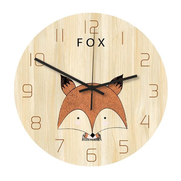 nordic cartoon animal wall clock acrylic wood color printing living room bedroom decoration 3d clocks
nordic cartoon animal wall clock acrylic wood color printing living room bedroom decoration 3d clocks