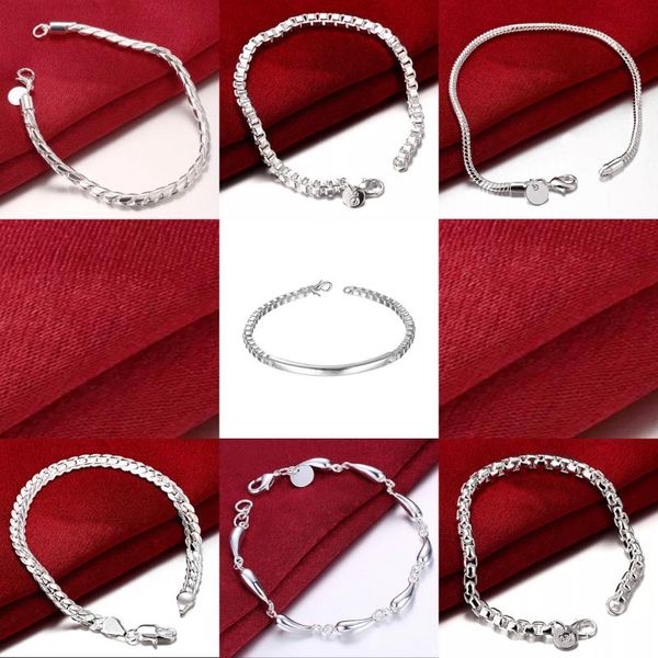 link, chain 925 sliver fashion jewelry 4mm snake waterdrop bracelets for women wedding engagement party trendy gift, Black
link, chain 925 sliver fashion jewelry 4mm snake waterdrop bracelets for women wedding engagement party trendy gift, Black